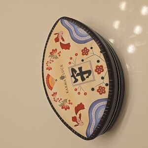 Karma and luck travel jewelry case